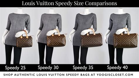 louis vuitton speedy size difference|louis Vuitton Speedy size chart.